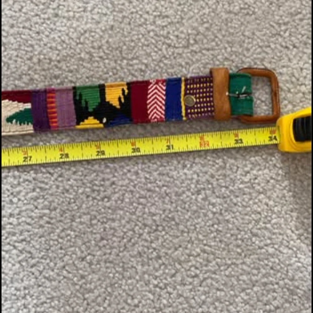 Colorful Patterned Belt - Picture 2 of 7